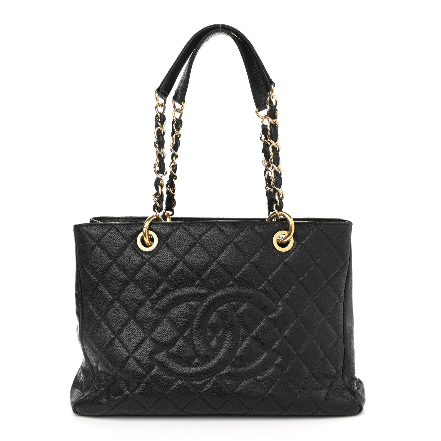 Chanel Caviar Quilted Grand Shopping Tote GST Black 1 of 13