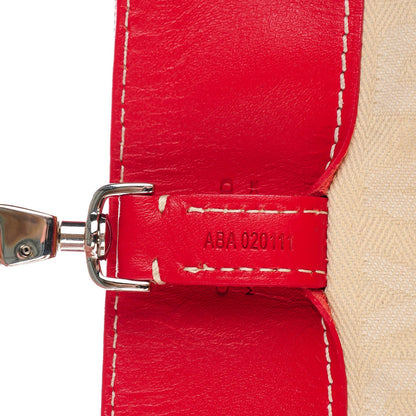 Goyard Goyardine Voltaire Tote Red 7 of 9