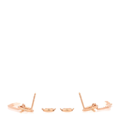 Hermes 18K Rose Gold Echappee Earrings 3 of 4