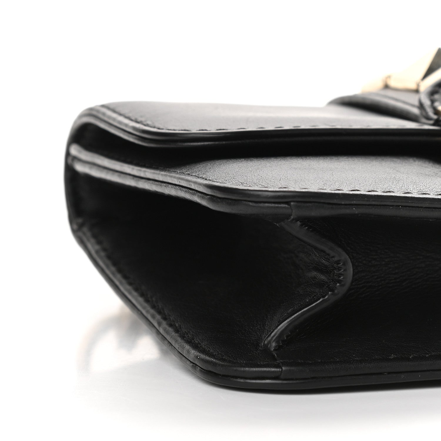 Valentino Garavani Vitello Small Glam Lock Rockstud Flap Black 7 of 9
