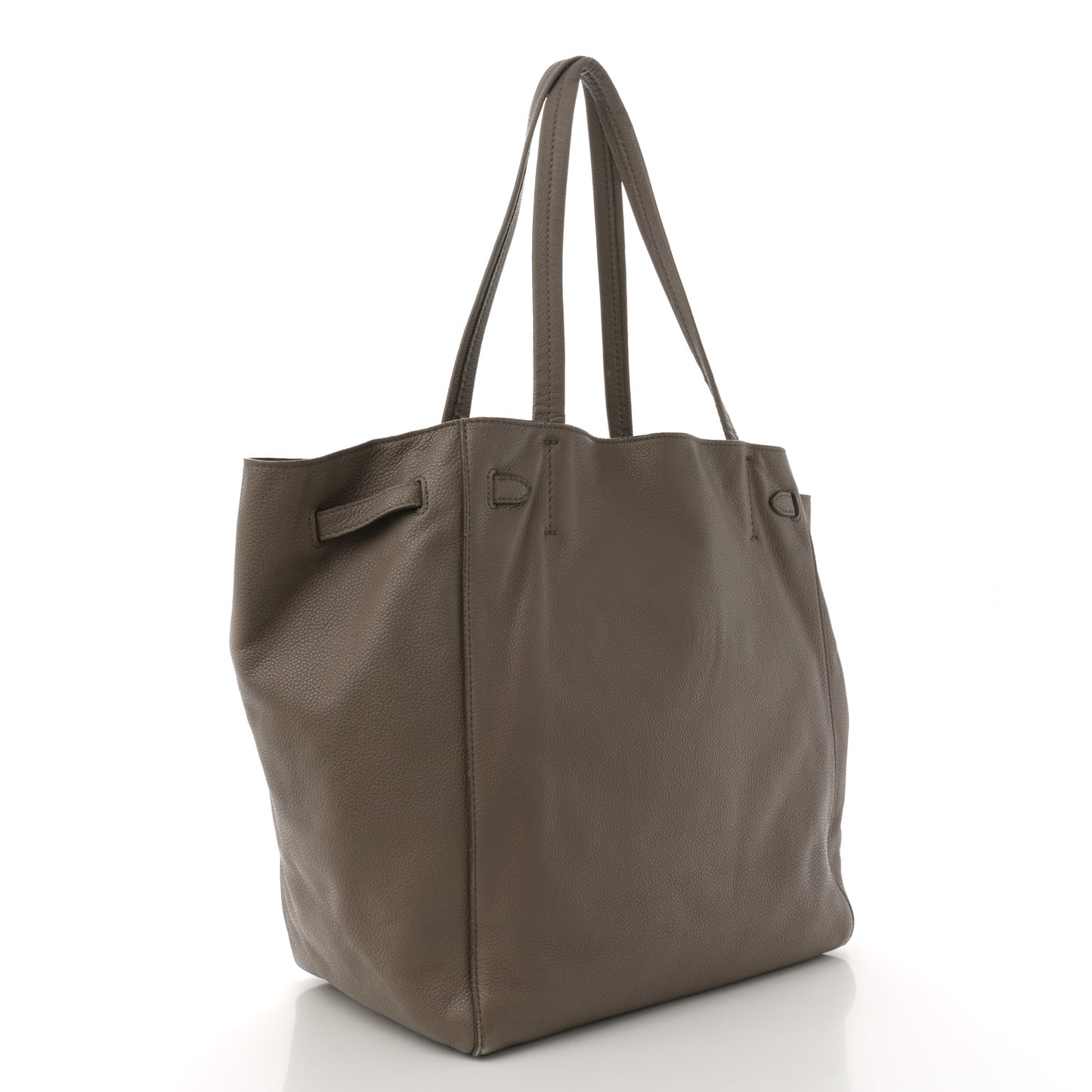 Soft Grained Calfskin Small Belt Cabas Phantom Taupe
