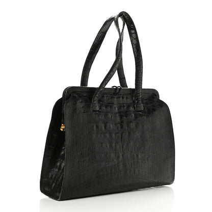 Nancy Gonzalez Crocodile Tote Black 2 of 17