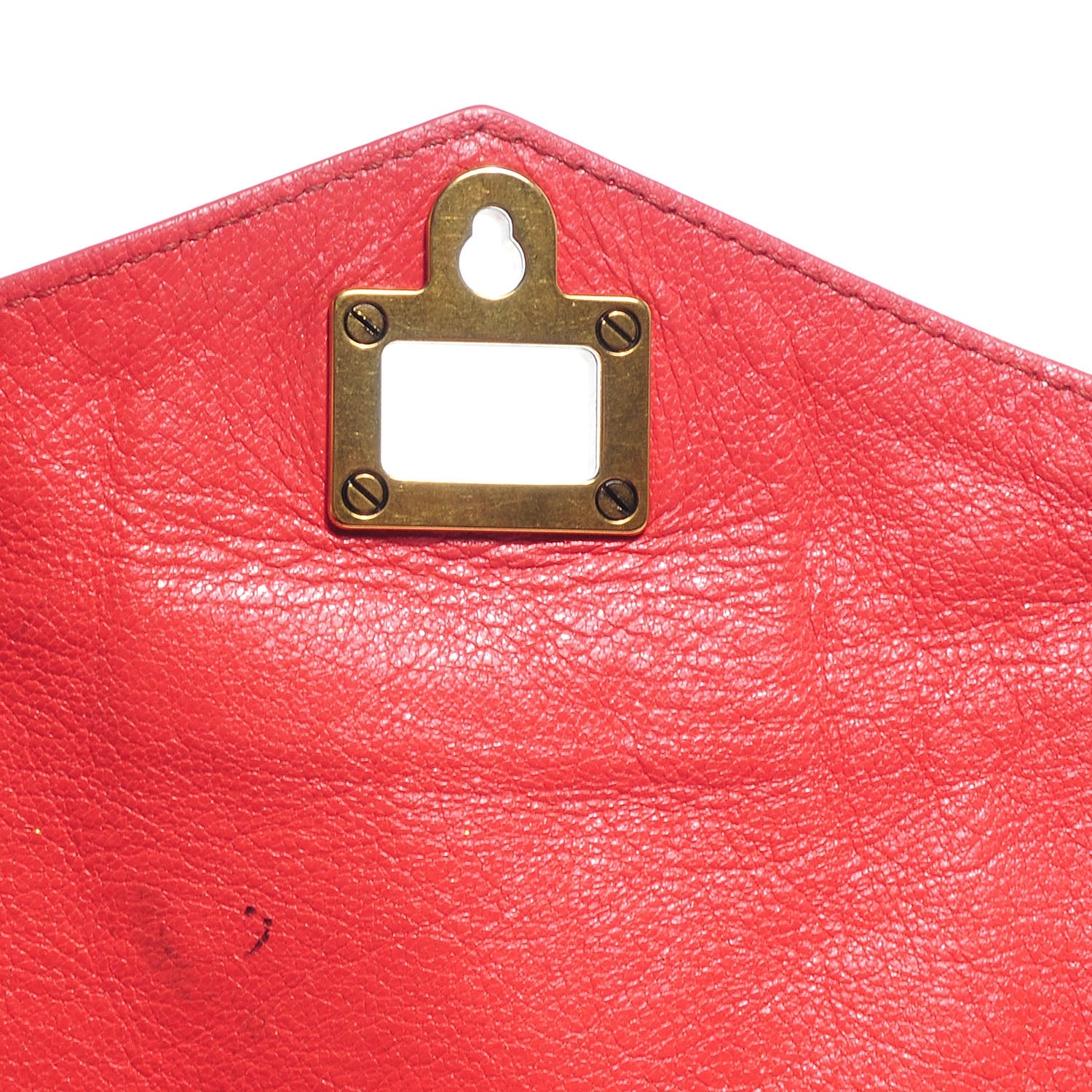 Proenza Schouler Lambskin PS1 Medium Satchel Deep Coral 9 of 12