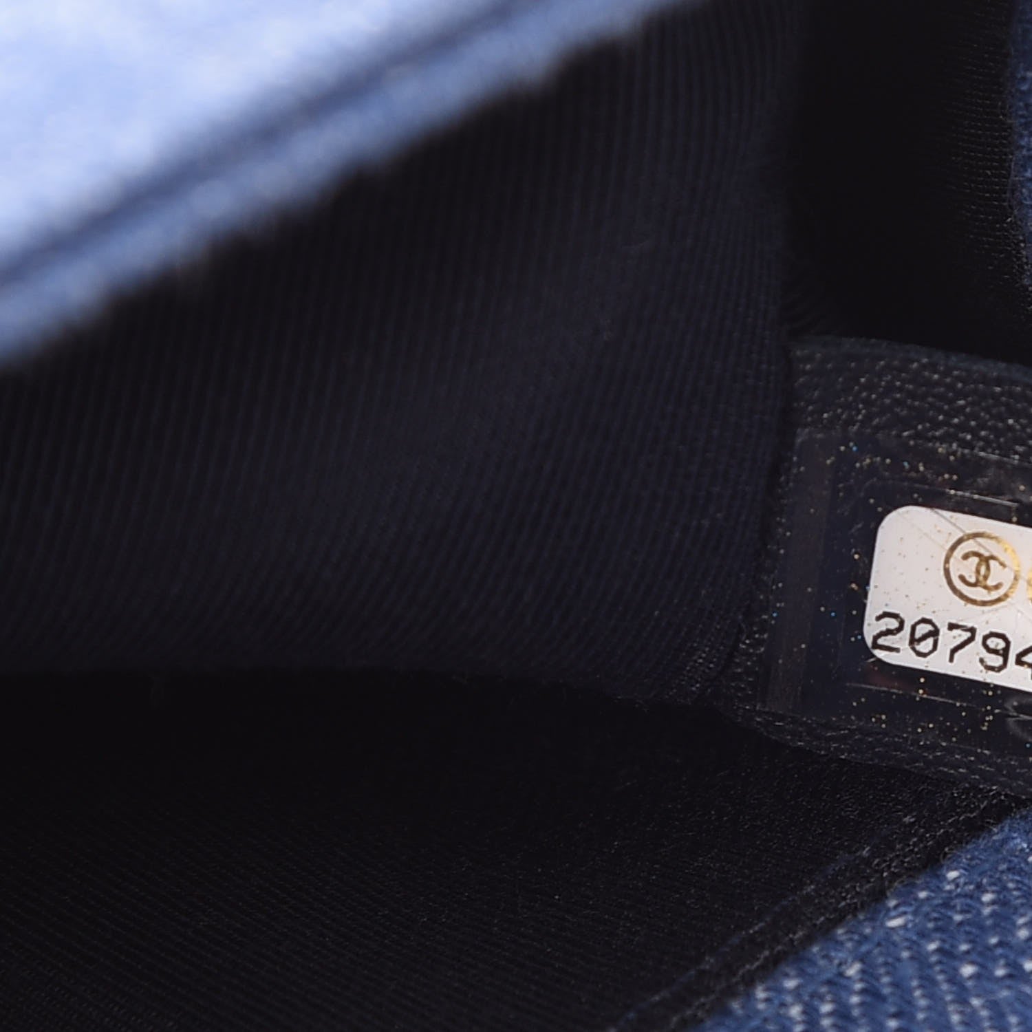 Chanel Denim Chevron Small Boy Flap Light Blue 8 of 14