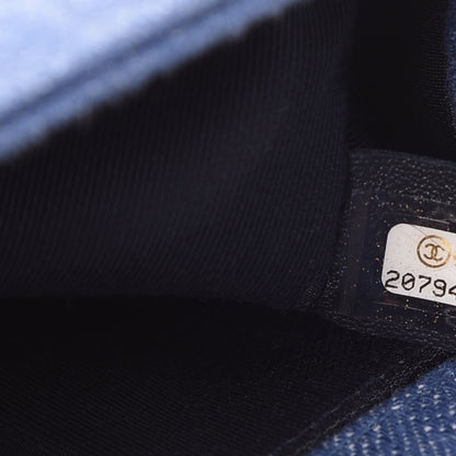 Chanel Denim Chevron Small Boy Flap Light Blue 8 of 14