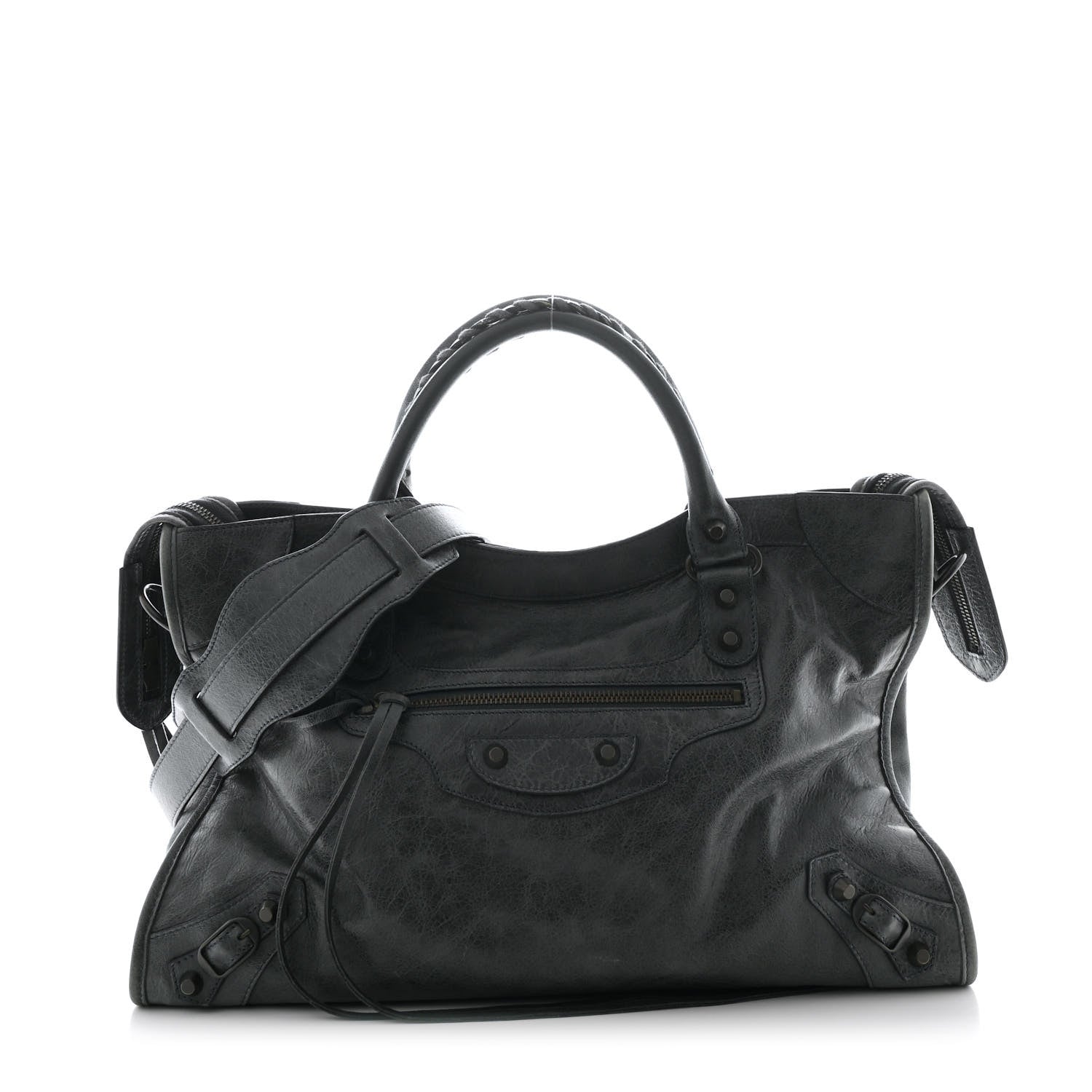 Balenciaga Agneau Classic Hardware City Plomb 1 of 12