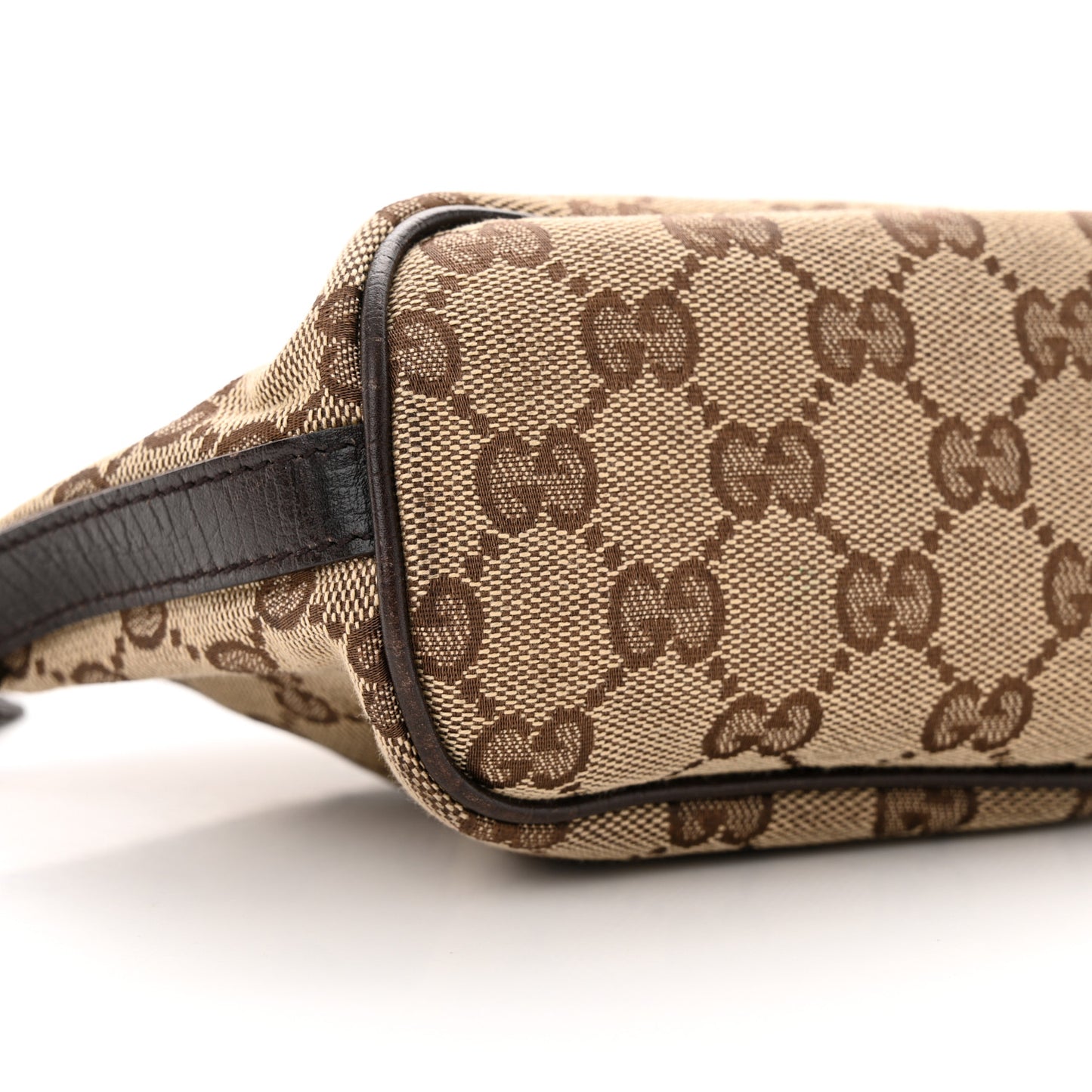 Monogram Web Boat Pochette Brown
