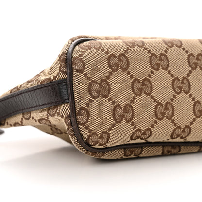 Gucci Monogram Web Boat Pochette Brown 9 of 12
