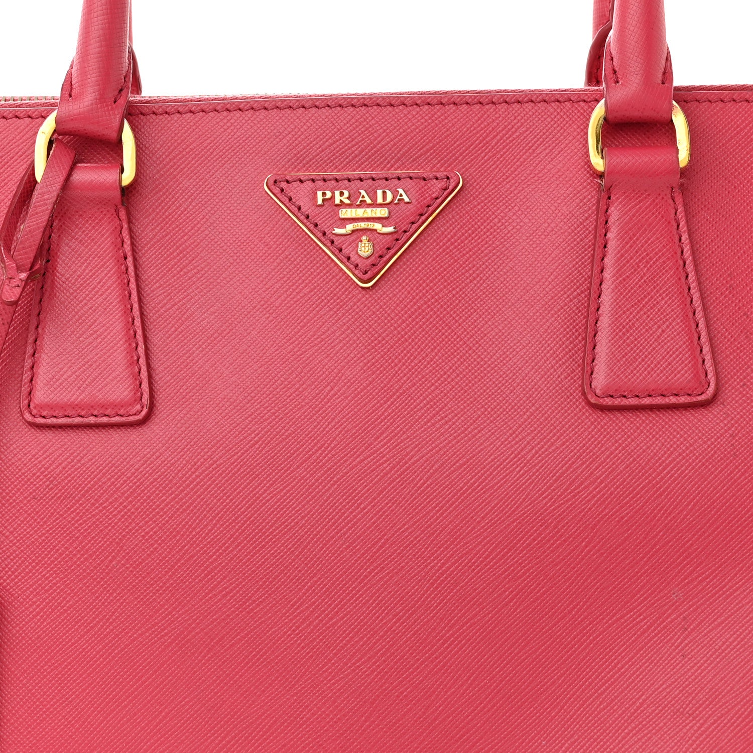 Prada Saffiano Medium Galleria Double Zip Tote Peonia 8 of 15