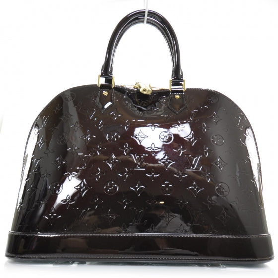 Louis Vuitton Vernis Alma MM Amarante 1 of 8