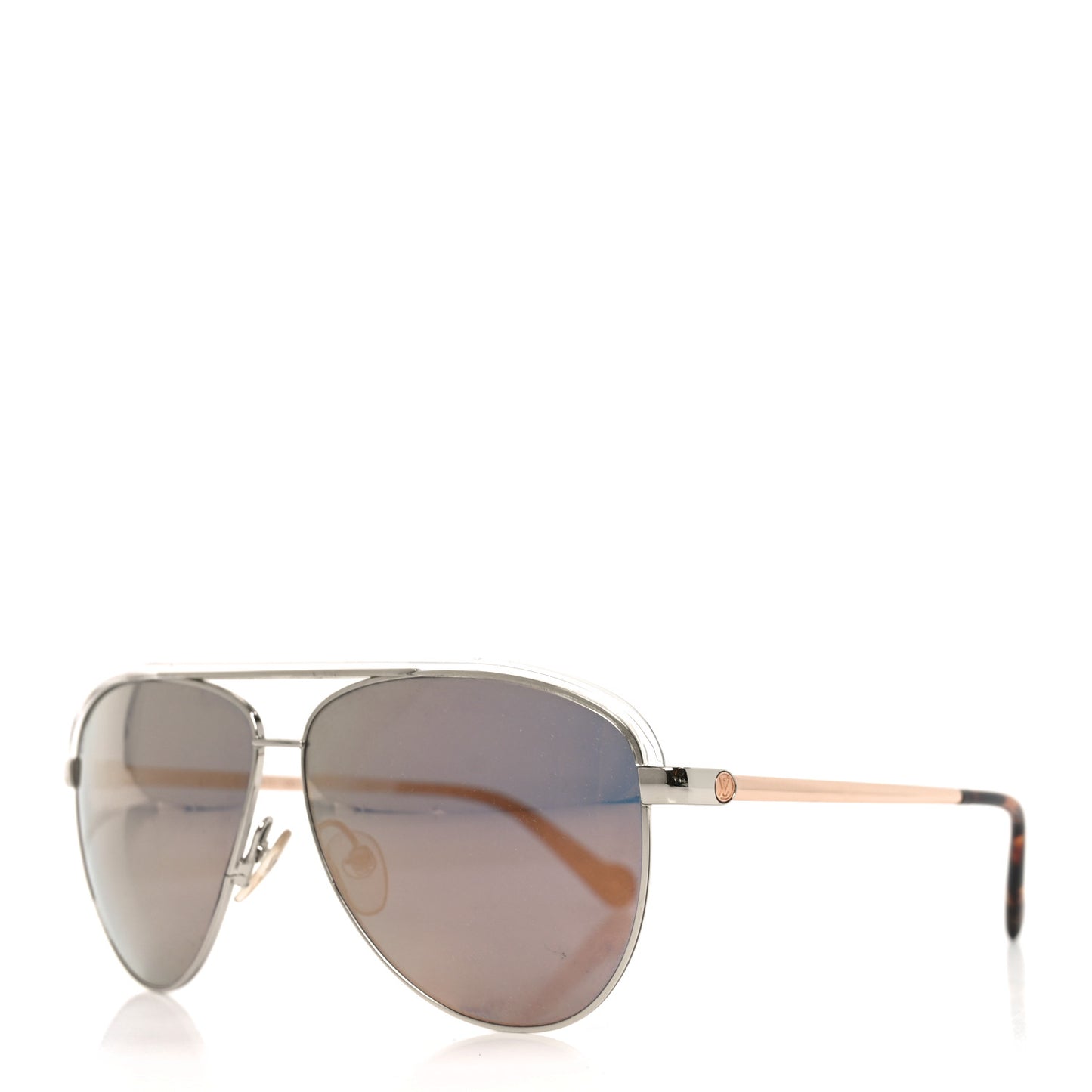Jet Set Aviator Sunglasses Z0858U Silver