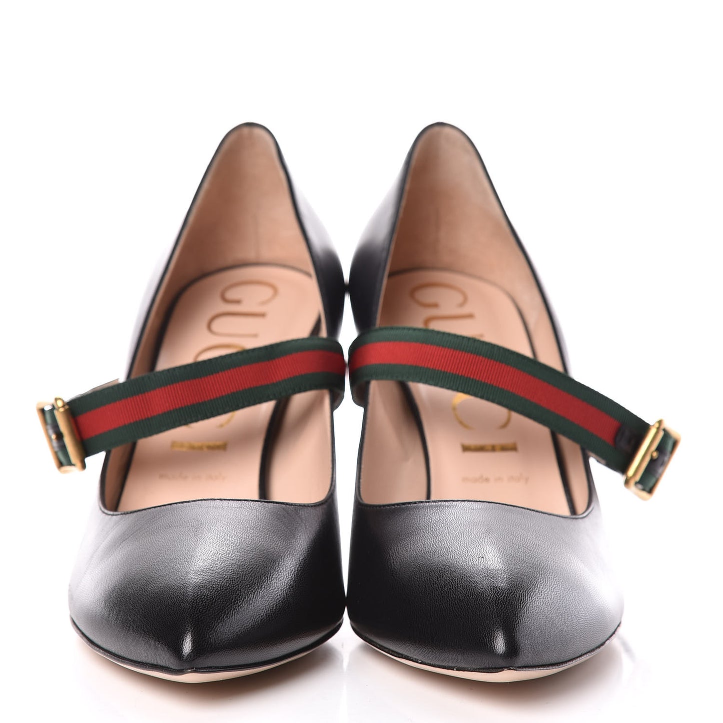 Calfskin Sylvie Mid Heel Pumps 41 Black