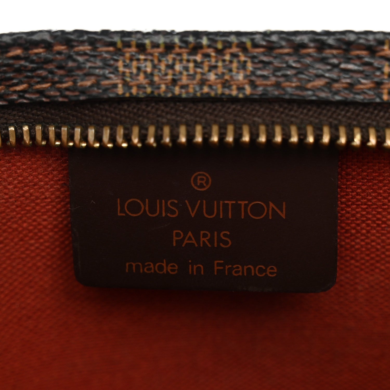 Louis Vuitton Damier Ebene Navona Pochette Accessories 6 of 10