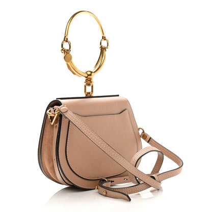 Chloe Calfskin Suede Small Nile Bracelet Bag Biscotti Beige 4 of 23