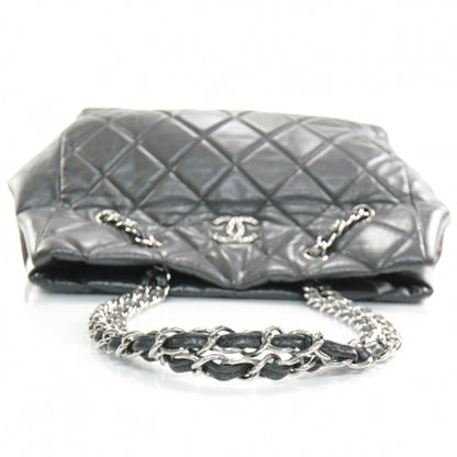 Chanel Caviar Quilted Large Cells Shopping Tote Black 6 of 10