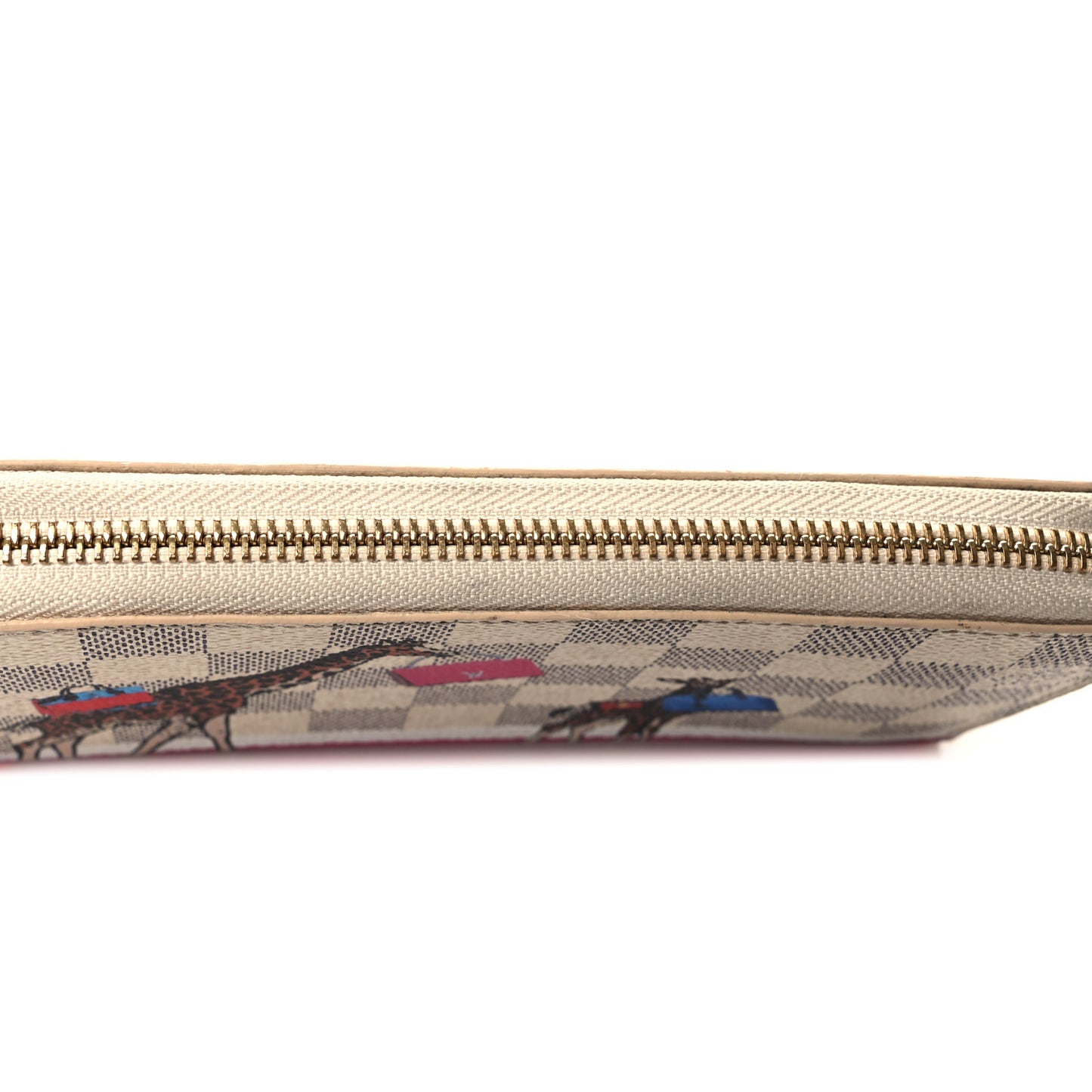 Damier Azur 2017 Christmas Animation Zippy Wallet