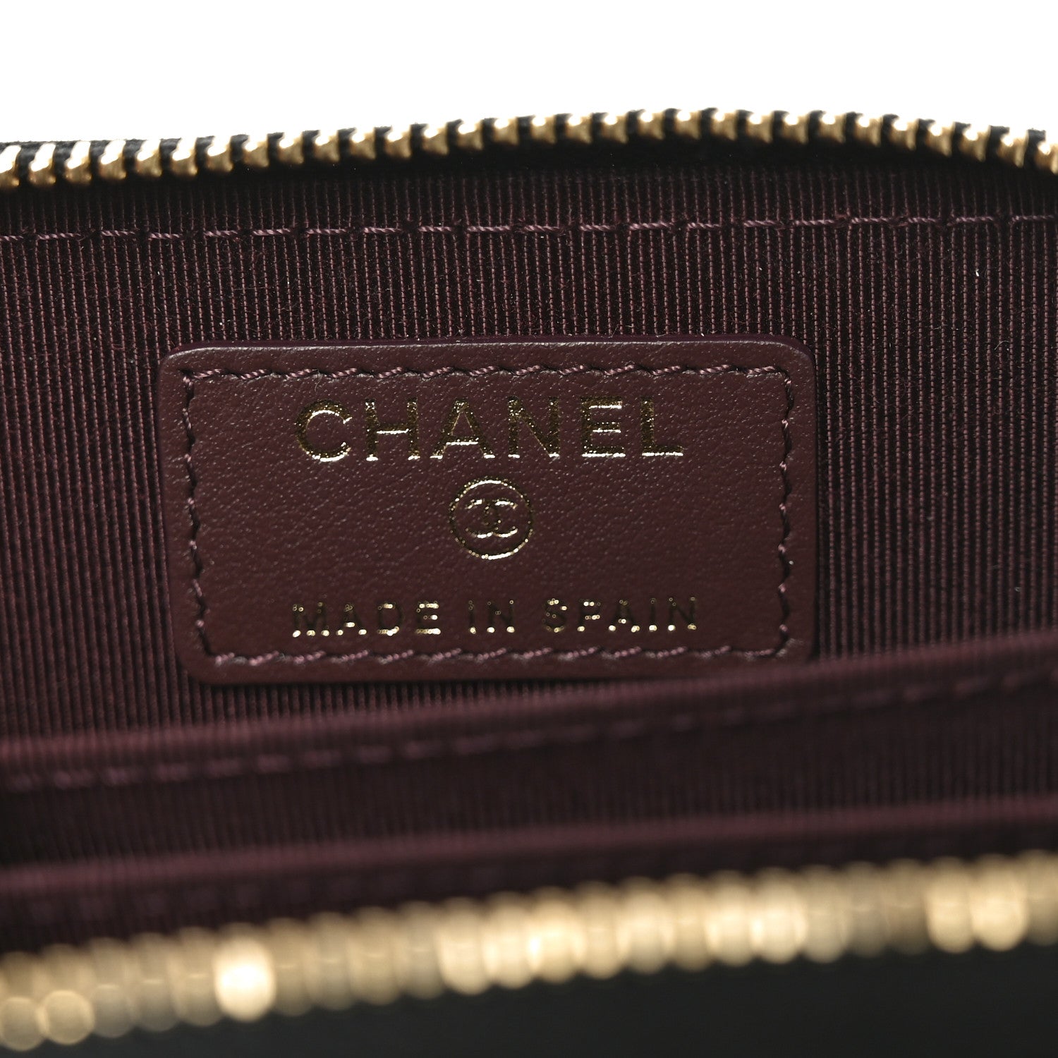 Chanel Caviar Quilted Zip Coin Purse Black 6 of 8