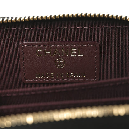 Chanel Caviar Quilted Zip Coin Purse Black 6 of 8