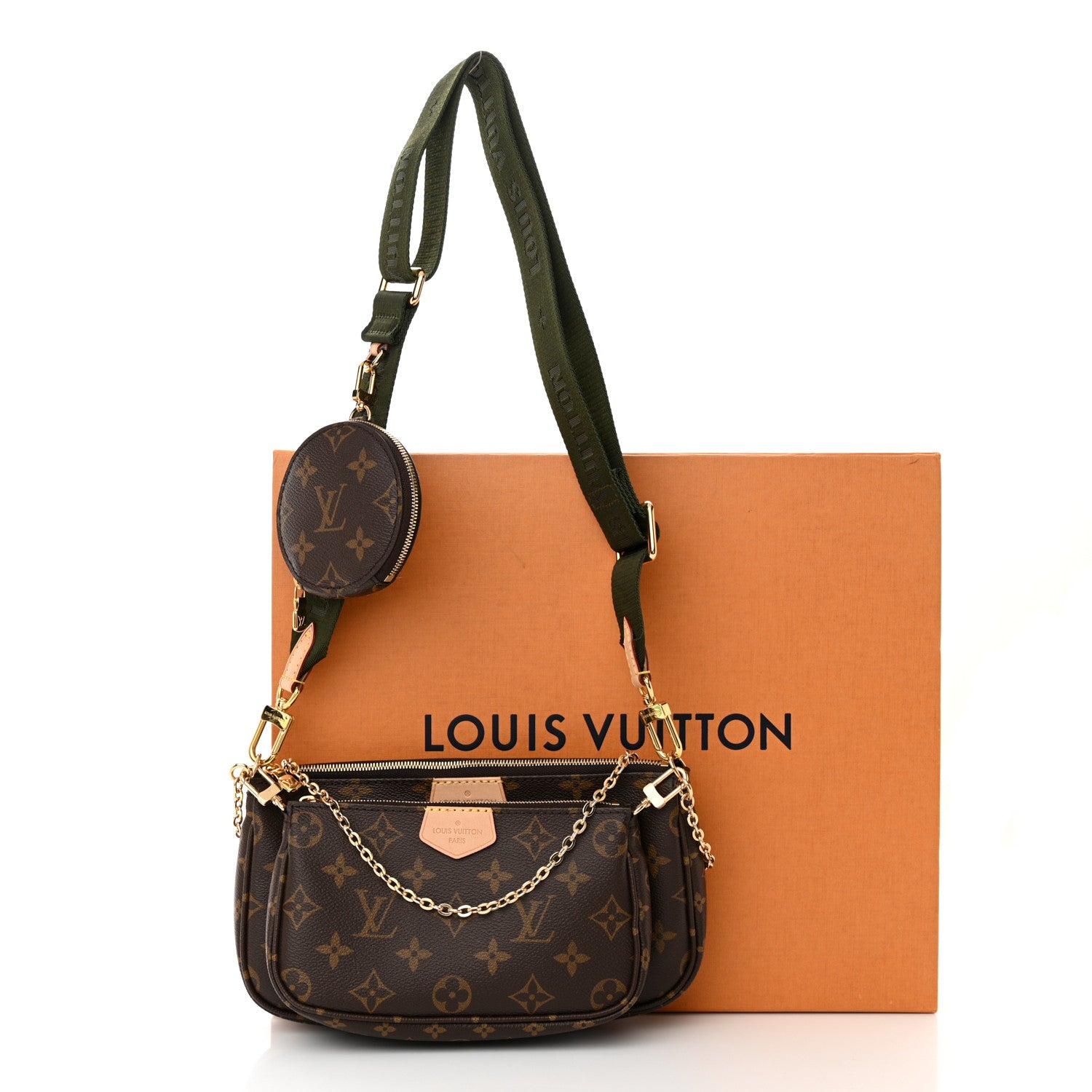 Louis Vuitton Monogram Multi Pochette Accessories Kaki 10 of 10