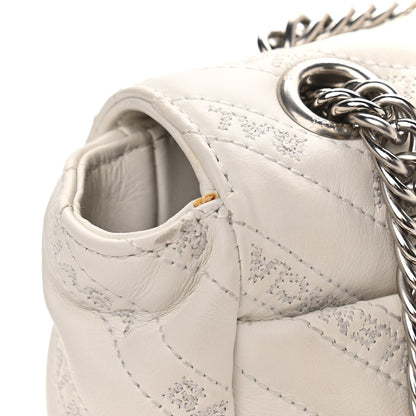 Balenciaga Calfskin Logo Matelasse M BB Chain Shoulder Bag Blanc Neige 10 of 15