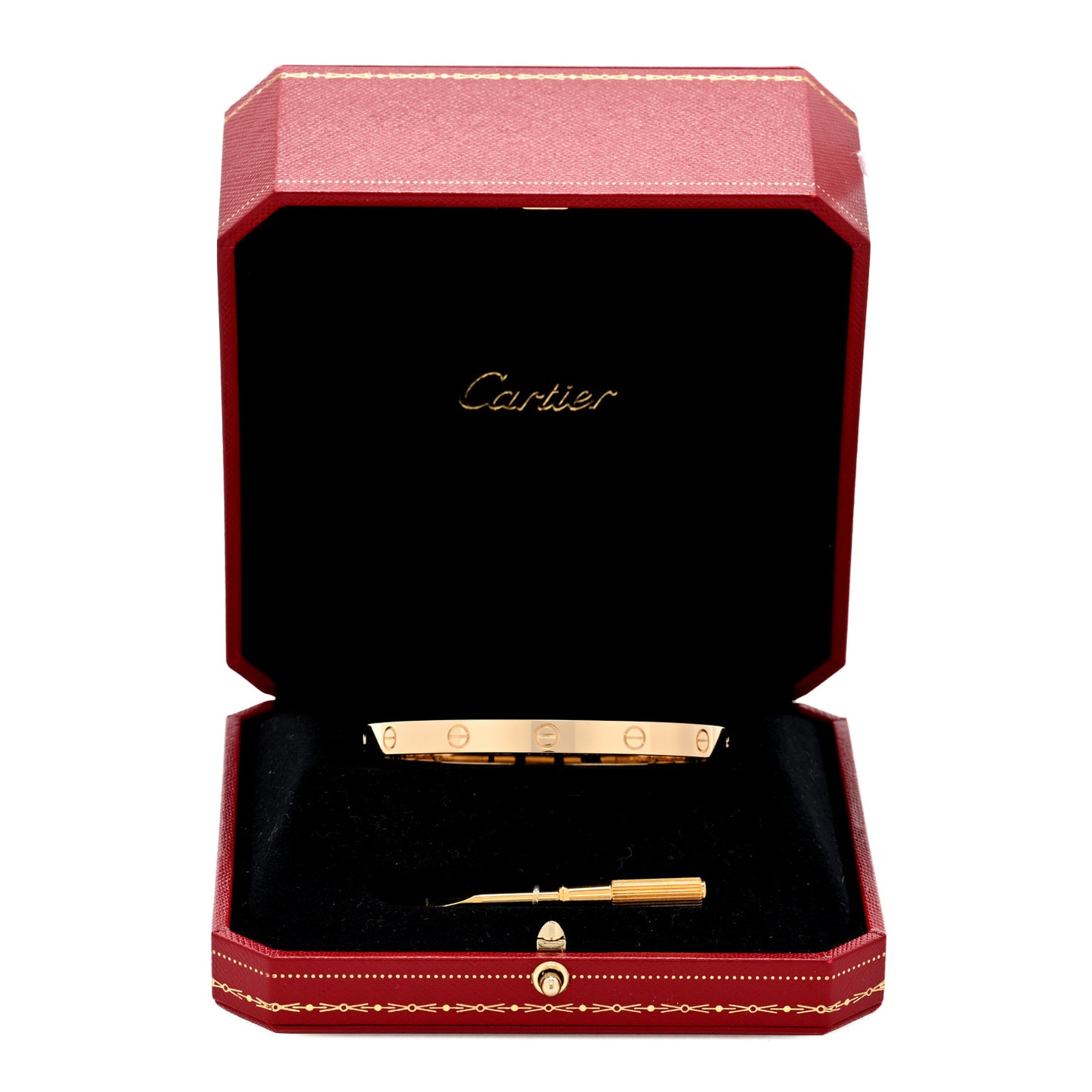 18K Yellow Gold LOVE Bracelet 19