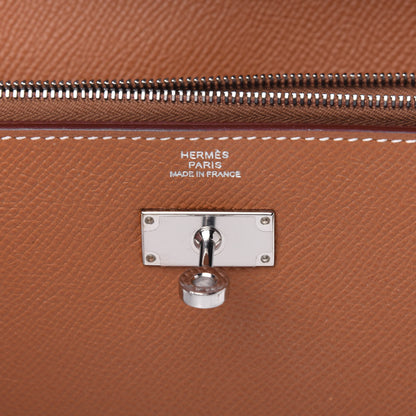 Hermes Epsom Kelly Longue Wallet Gold 6 of 14
