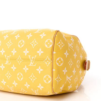 Louis Vuitton Calfskin Monogram Speedy P9 Bandouliere 25 Jaune Mat 18 of 18