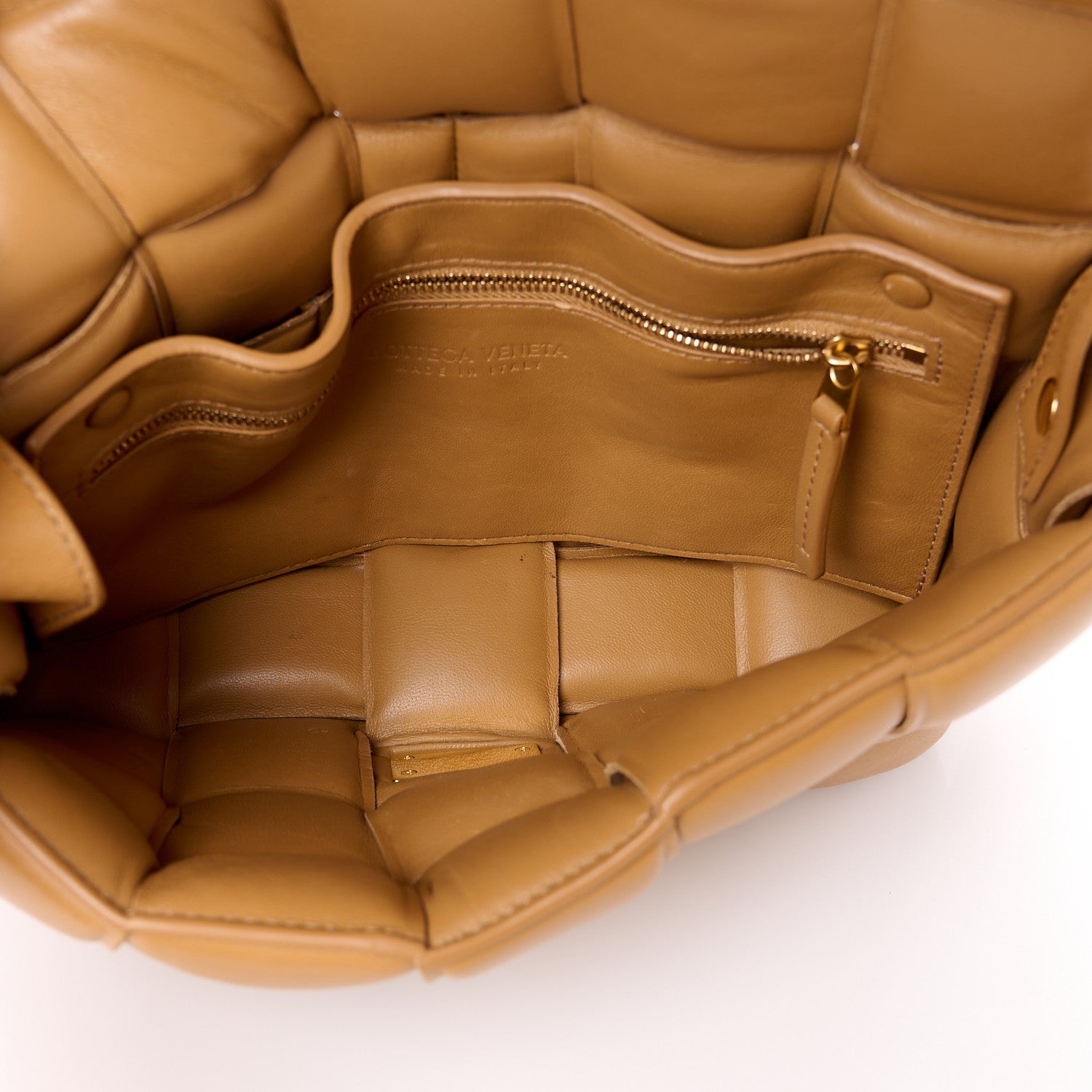 Bottega Veneta Nappa Maxi Intreccio Padded Cassette Crossbody Bag Caramel 5 of 12