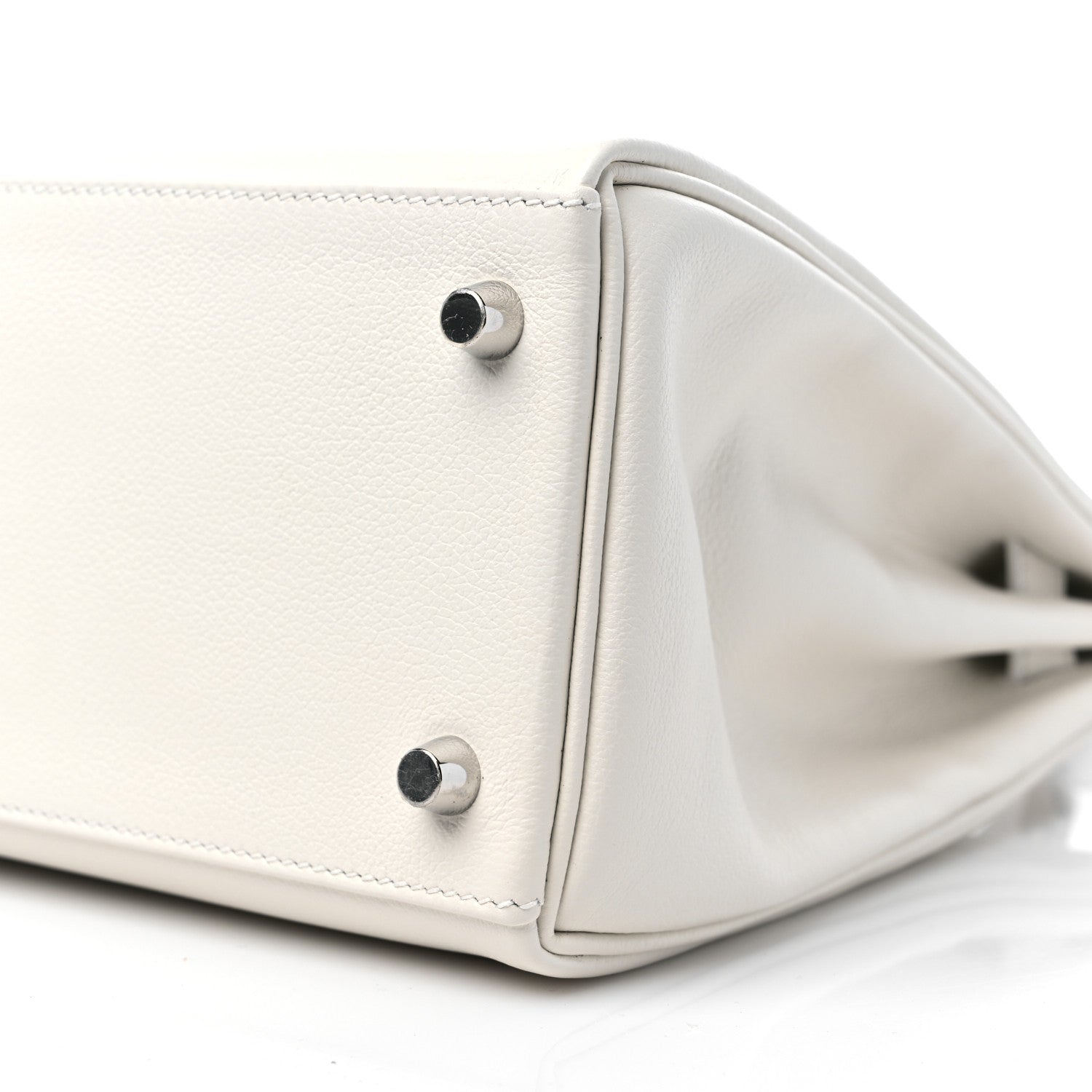 Hermes Evercolor Kelly Retourne 28 White 9 of 10
