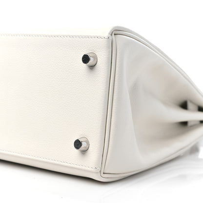 Hermes Evercolor Kelly Retourne 28 White 9 of 10