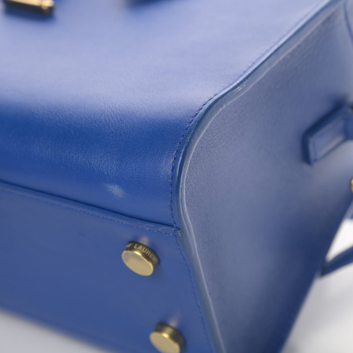 Calfskin Monogram Baby Cabas Blue