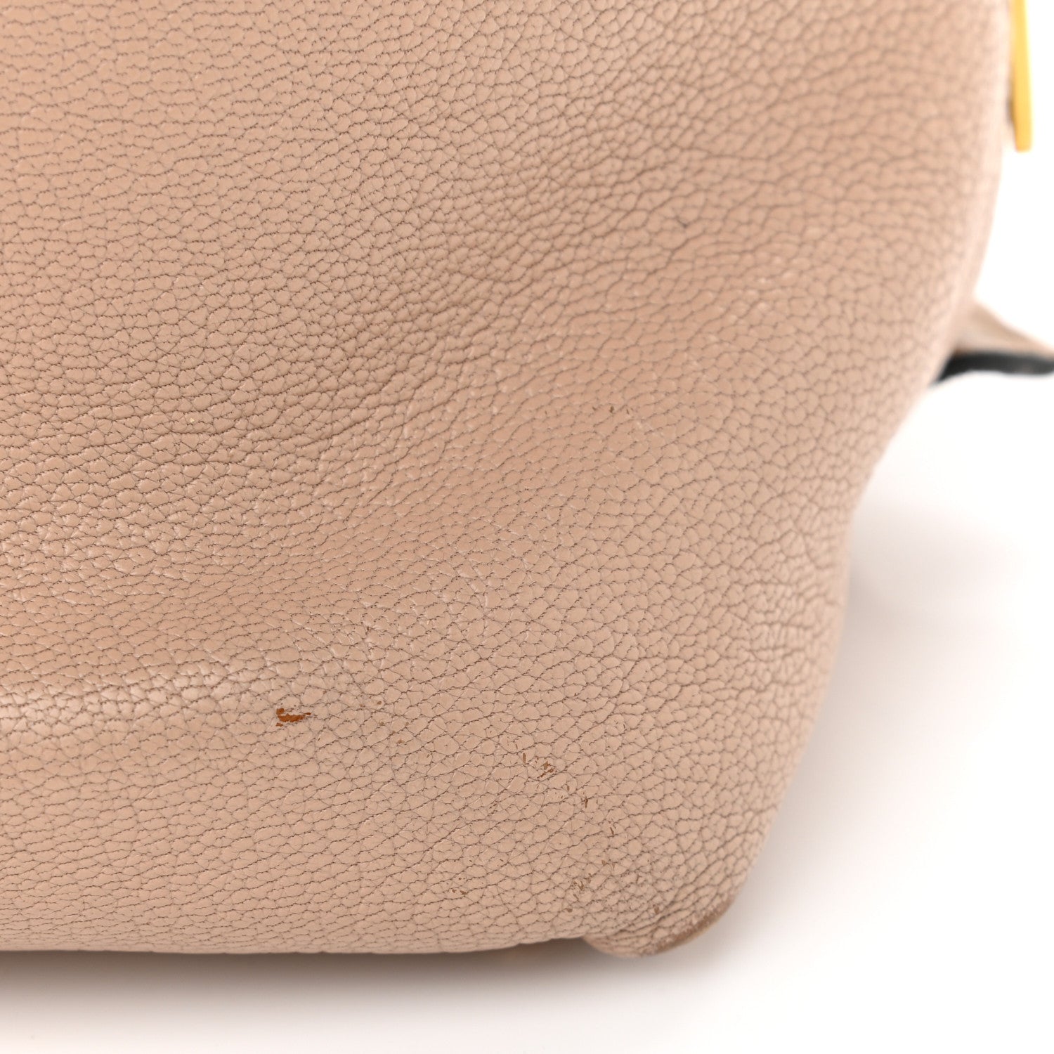 Miu Miu Goatskin Madras Top Handle Tote Cammeo 7 of 17