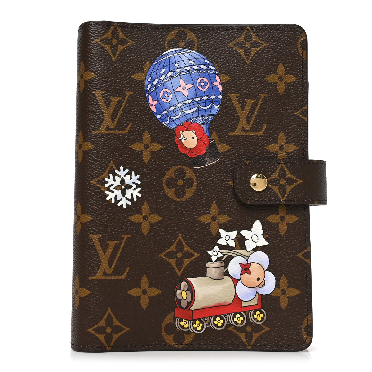 Louis Vuitton Monogram Vivienne Wintry Medium Ring Agenda Cover 1 of 6