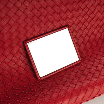 Bottega Veneta Nappa Intrecciato Large Veneta Hobo Crimson 8 of 8