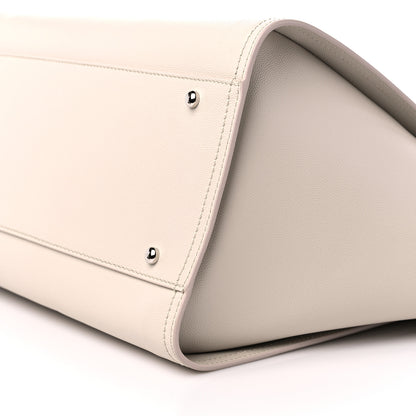 Chanel Caviar Medium Studded Deauville Tote Ivory 8 of 9