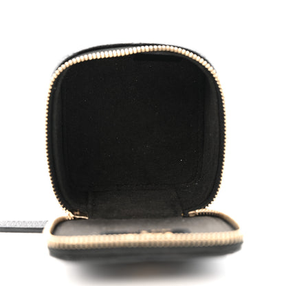 Chanel Caviar Quilted Jewelry Travel Case Black 5 of 7