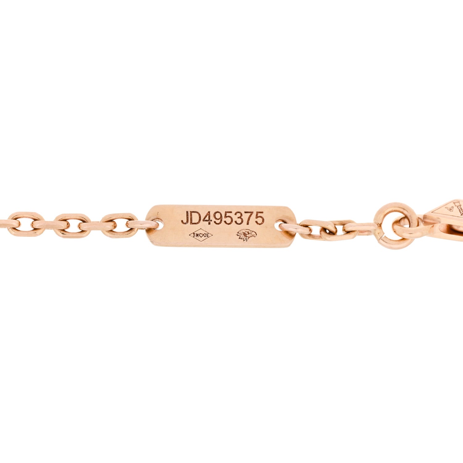 Van Cleef & Arpels 18K Rose Gold Carnelian Onyx Lucky Spring Open Wing Lady Bug Bracelet 4 of 5
