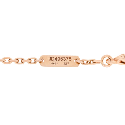Van Cleef & Arpels 18K Rose Gold Carnelian Onyx Lucky Spring Open Wing Lady Bug Bracelet 4 of 5