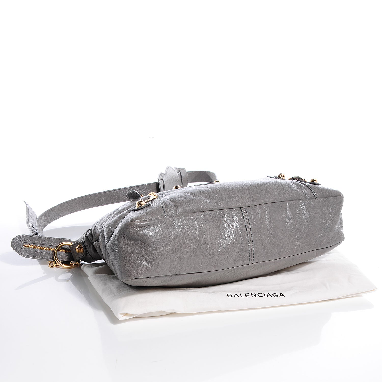 Balenciaga Agneau Giant 12 Gold Hardware Town Gris Pyrite 4 of 9