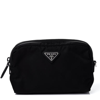 Prada Tessuto Nylon Saffiano Wristlet Black 1 of 4