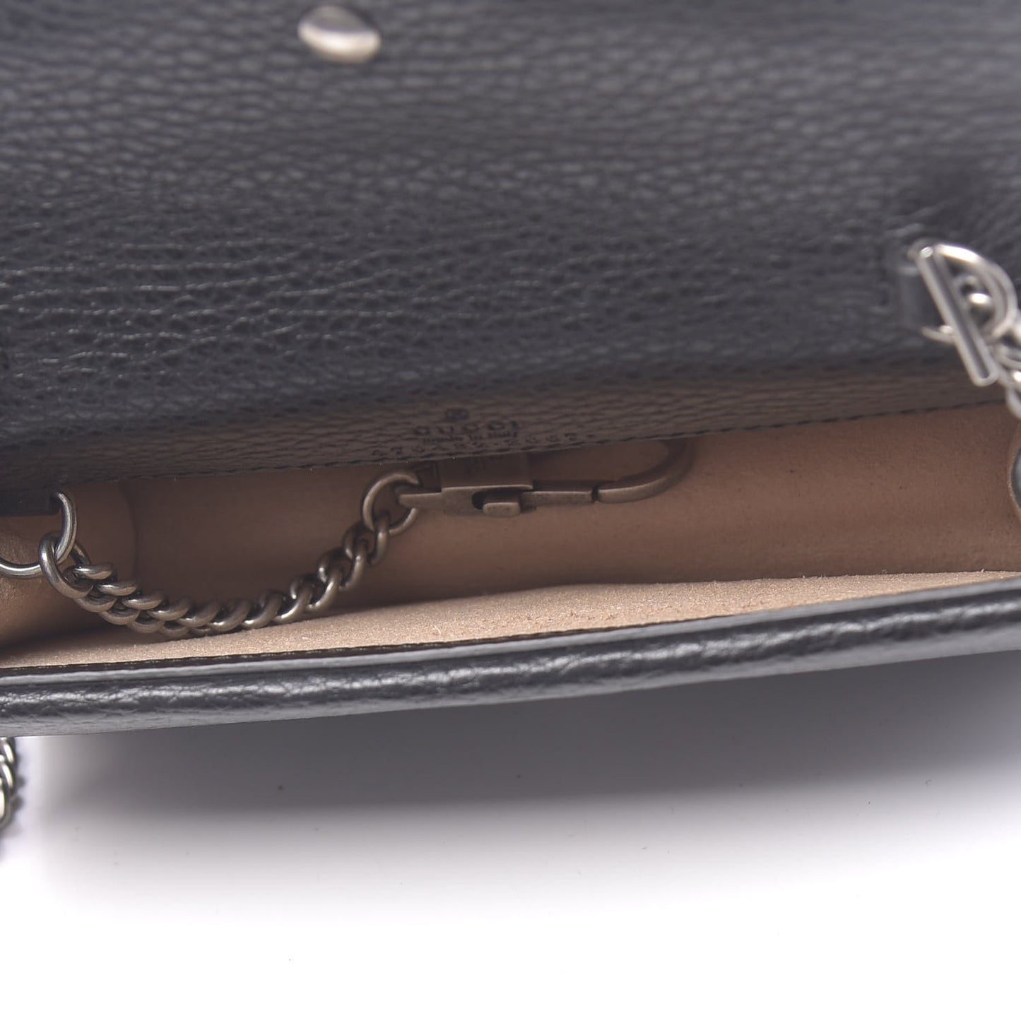 Calfskin Super Mini Dionysus Shoulder Bag Black