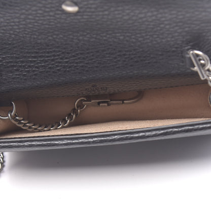 Gucci Calfskin Super Mini Dionysus Shoulder Bag Black 5 of 9