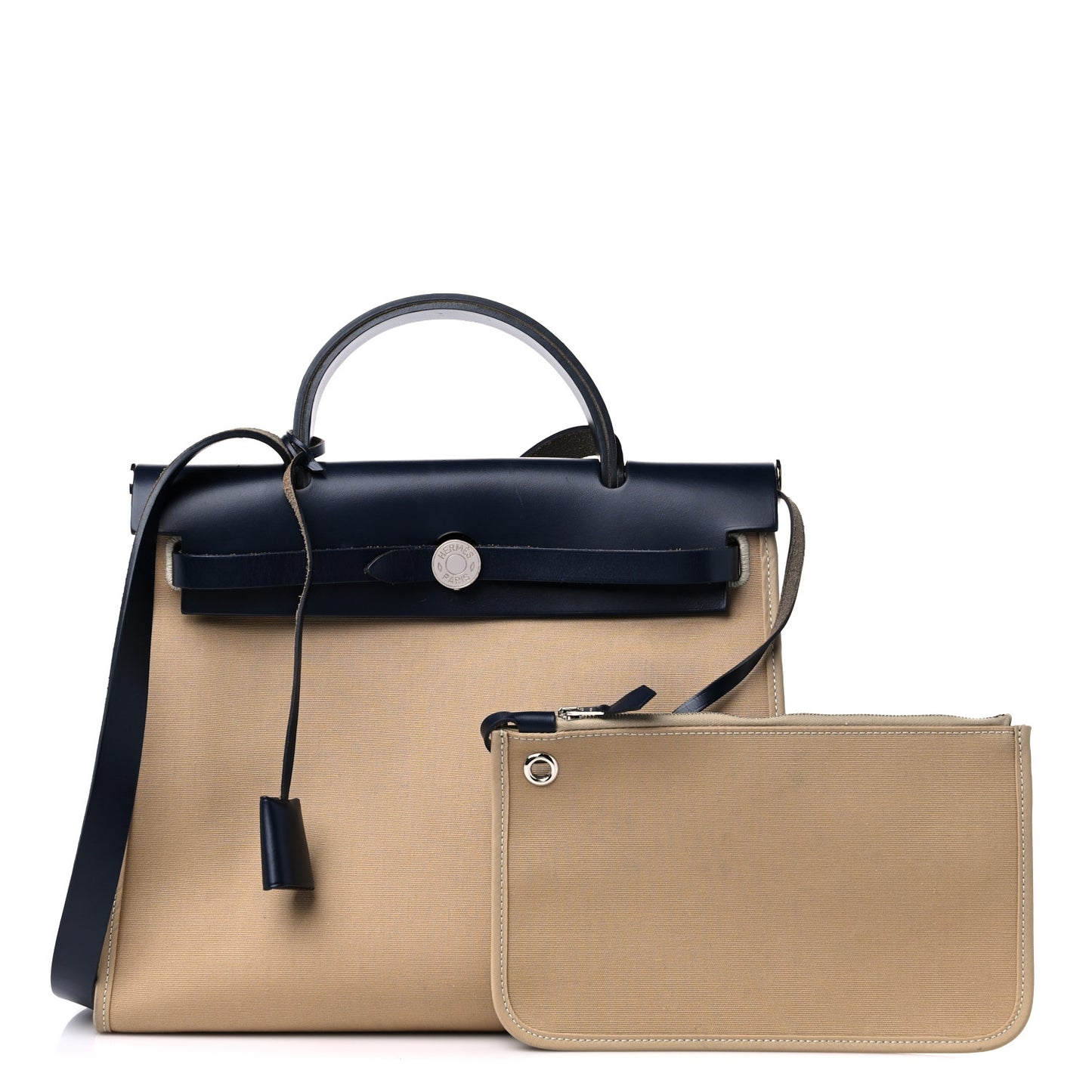 Vache Hunter Toile Herbag Zip 31 PM Trench Bleu Indigo