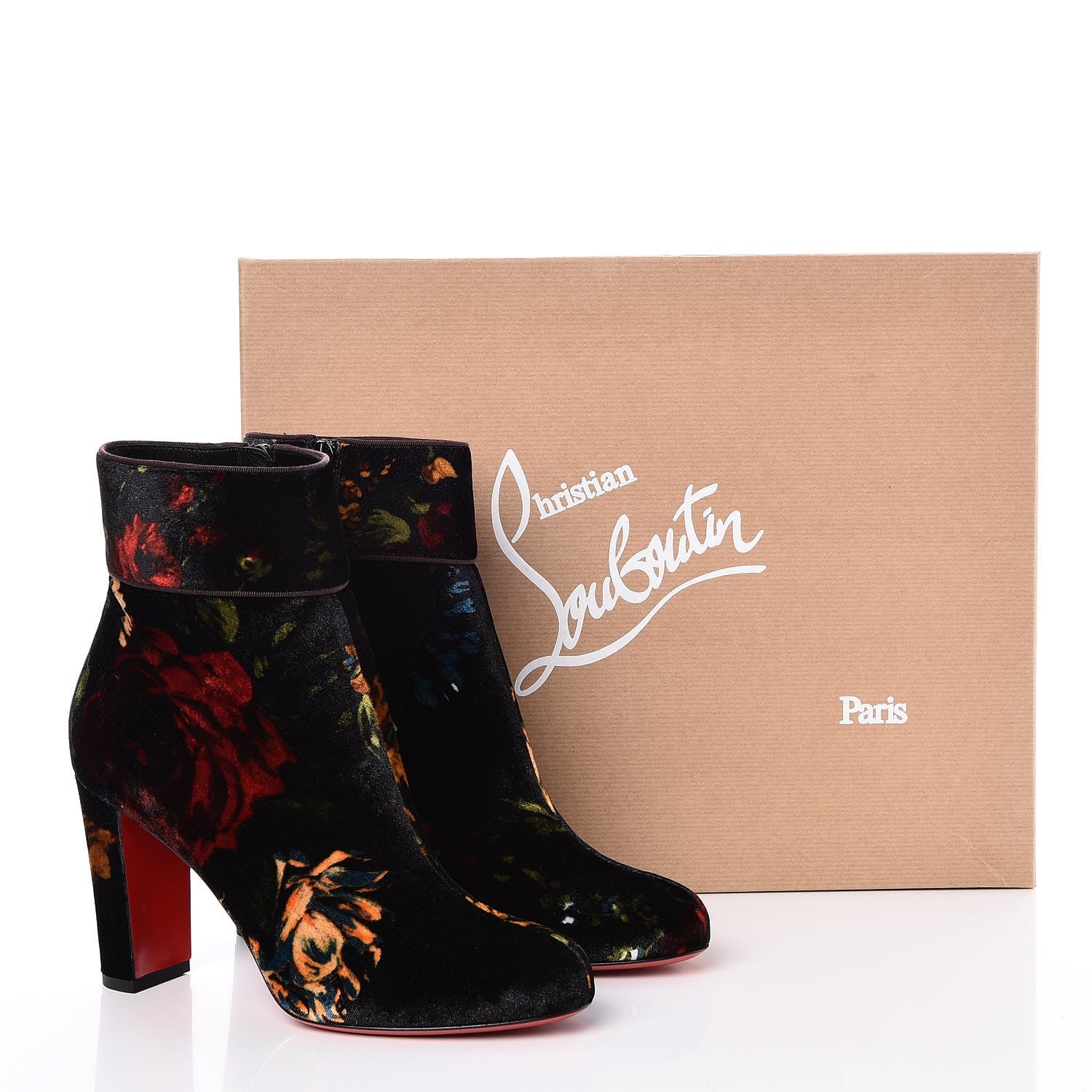 Christian Louboutin Veau Velours Moulamax 85 Booties 39 Black 8 of 8
