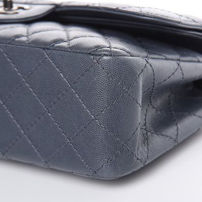 Chanel Caviar Quilted Jumbo Double Flap Dark Grey 9 of 15