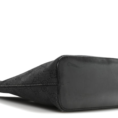 Gucci Nylon Monogram Small Hobo Black 9 of 11