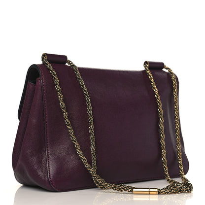 Chloe Calfskin Medium Elsie Shoulder Bag Purple 3 of 11