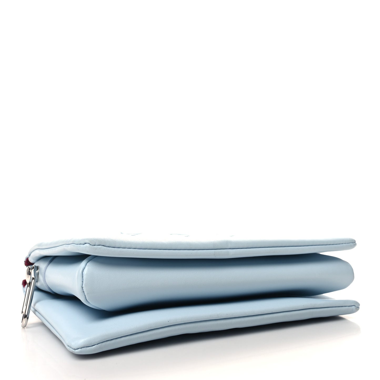 Lambskin Embossed Monogram Coussin PM Bleu