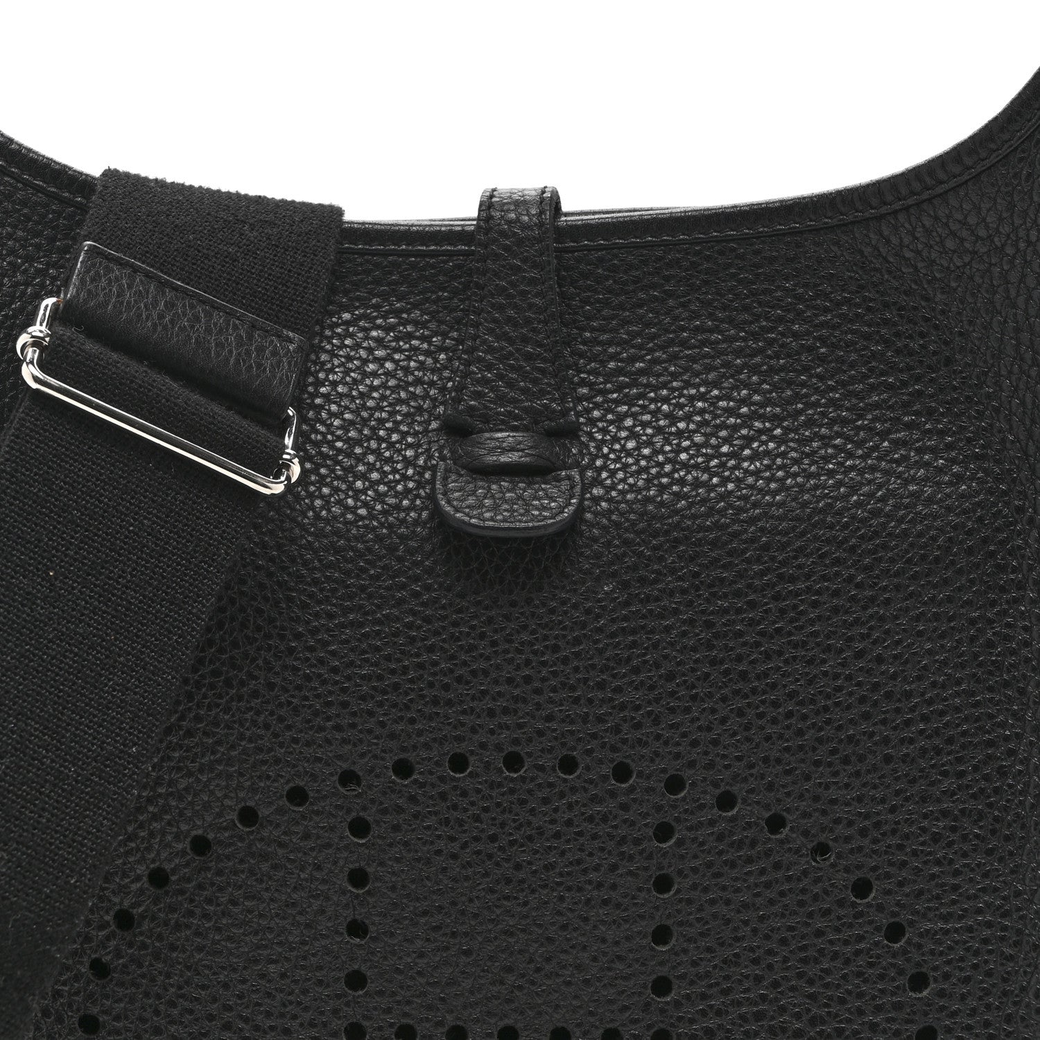 Hermes Taurillon Clemence Evelyne III PM Black 8 of 11