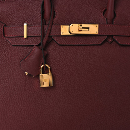 Hermes Togo Birkin 30 Rouge H 8 of 11
